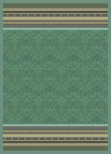 Plaid Muster Maser V1 grün. Größe 240 x 250 cm