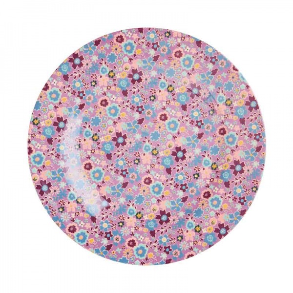 Dinner Plate/ Speiseteller 25 cm, Melamien, Muster Fall Floral, verschiedene Farben