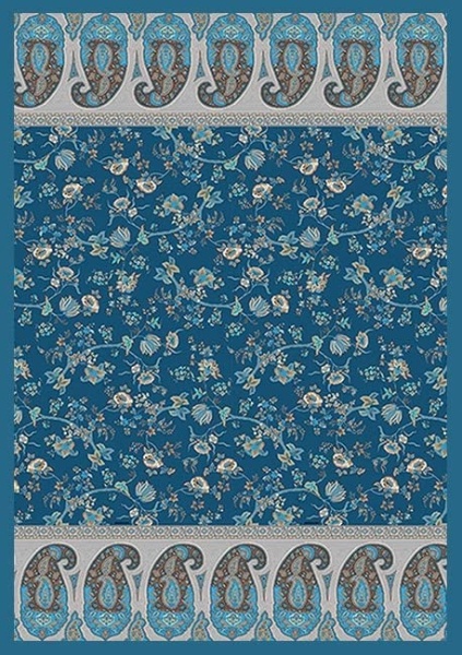 Plaid / Decke Muster Genova V.B1, Farbe blau, verschiedene Größen