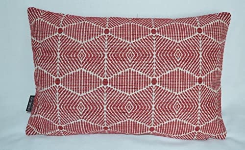 Kissenhülle Memo, Farbe rot, Größe 27x43 cm