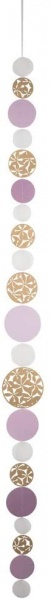Kreiskette rosa, Serie LIVING, Länge 150 cm, verschiedene Varianten