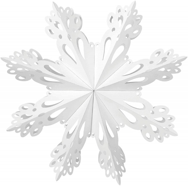 Deko Snowflake XL Papier, Größe 76 cm