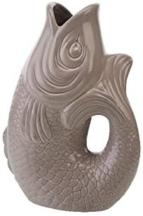 Monsieur Carafon, Skulptur Fisch, Vase / Gießkanne, Größe S, verschiedene Farben, 1,2 Liter, Größe 9